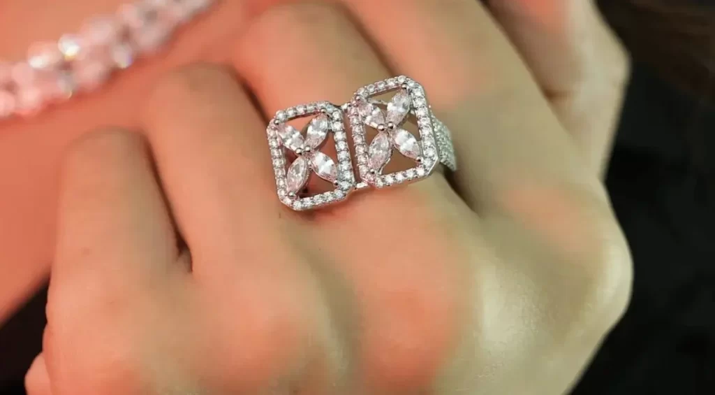 Elara Twin Square Ring