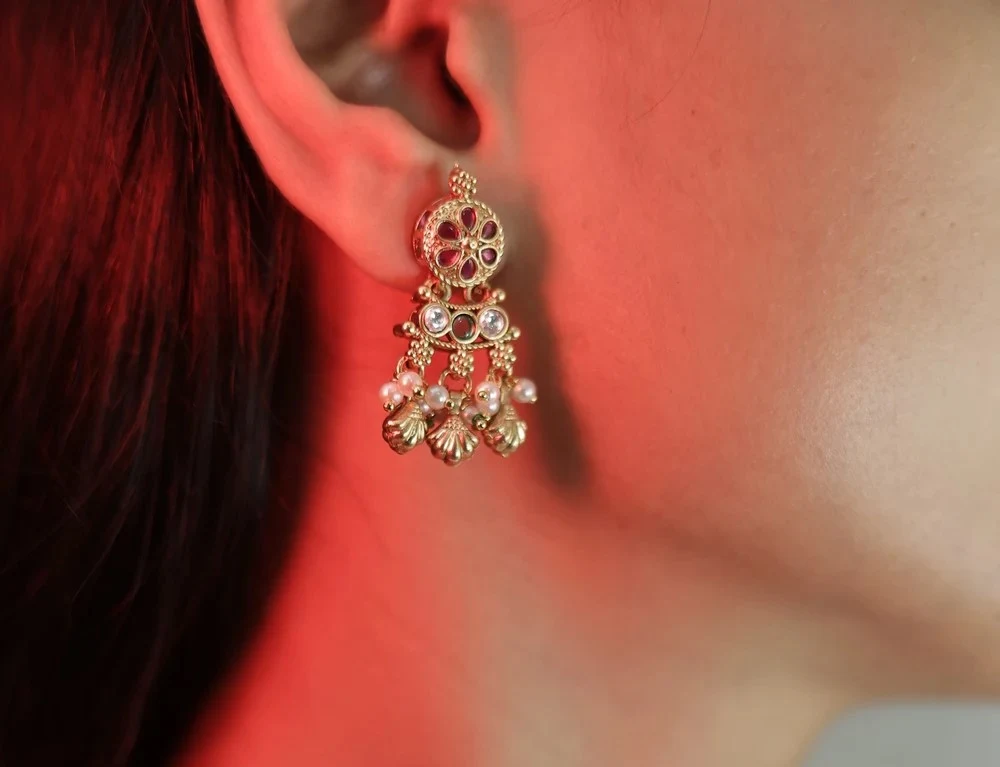 Anaya Floral Chandelier Earrings