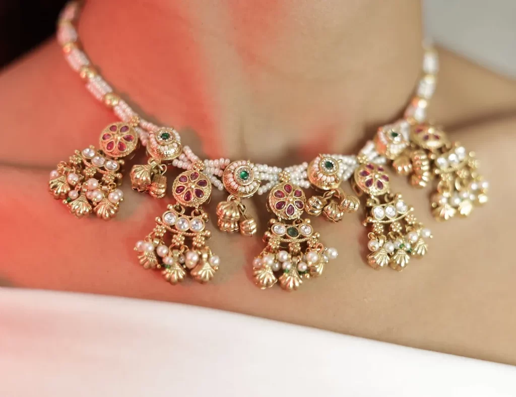 Kiara Floral Fringe Necklace